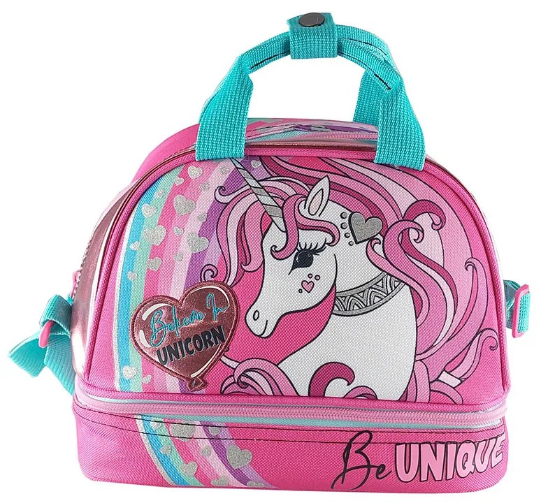 Ισοθερμική Τσάντα Φαγητού (22x16x20) Graffiti Unicorn 241311