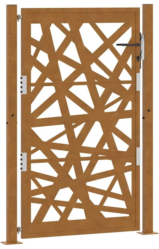 Πύλη κήπου 105x155 cm από καιρικό χάλυβα Light Design - Καφέ