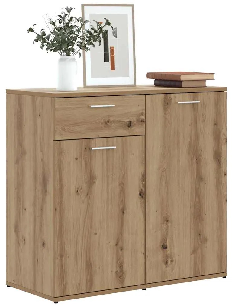 vidaXL Ντουλάπι Τεχνίτης Δρυς 80 x 36 x 75 εκ. Επεξεργασμένο Ξύλο