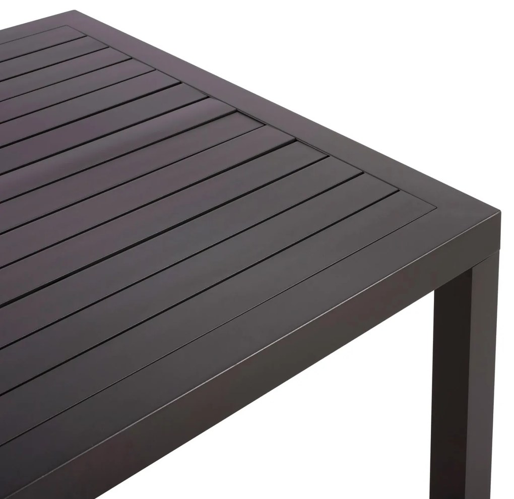 Τραπεζάκι SAHIRA Αλουμινίου Ανθρακί 120x80x75,5Υ εκ. 120x80x75.5 εκ.