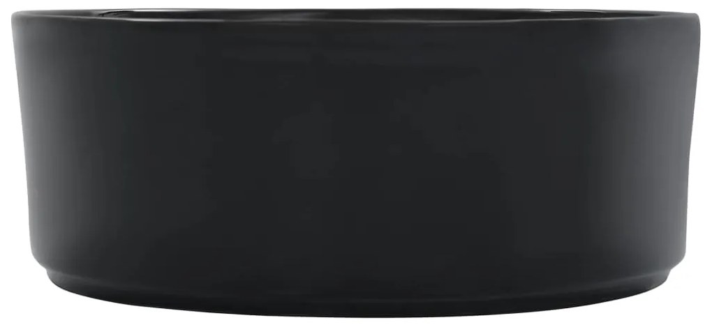 vidaXL Νιπτήρας Μαύρος 36 x 14 εκ. Κεραμικός