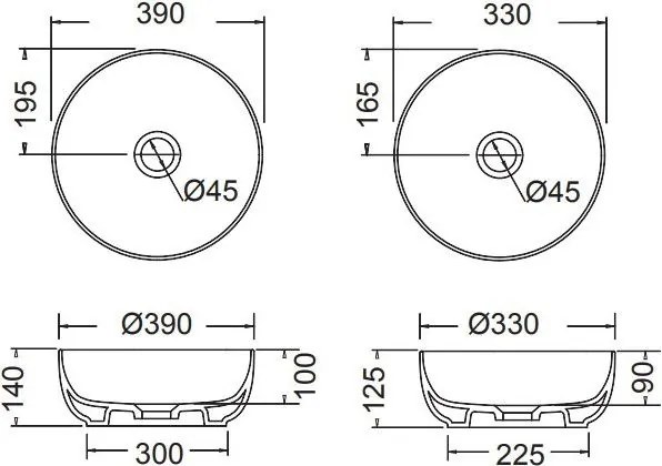 Νιπτήρας μαρμάρινος Thalo Fossil II-Gkri Skouro