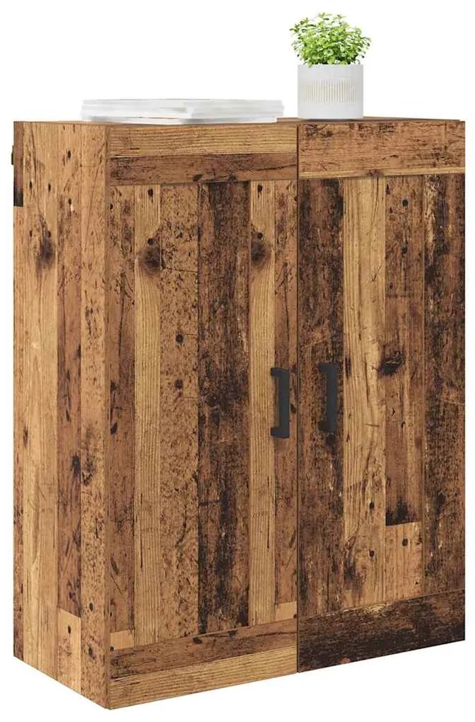 vidaXL Επιτοίχιο ντουλάπι Παλιό Ξύλο 69,5 x 34 x 90 εκ.