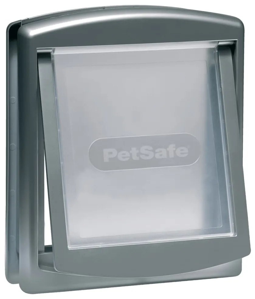 PetSafe Πόρτα Κατοικίδιου 2 Κατευθύνσεων 757 Μεσαία Ασημί 26,7x22,8 εκ