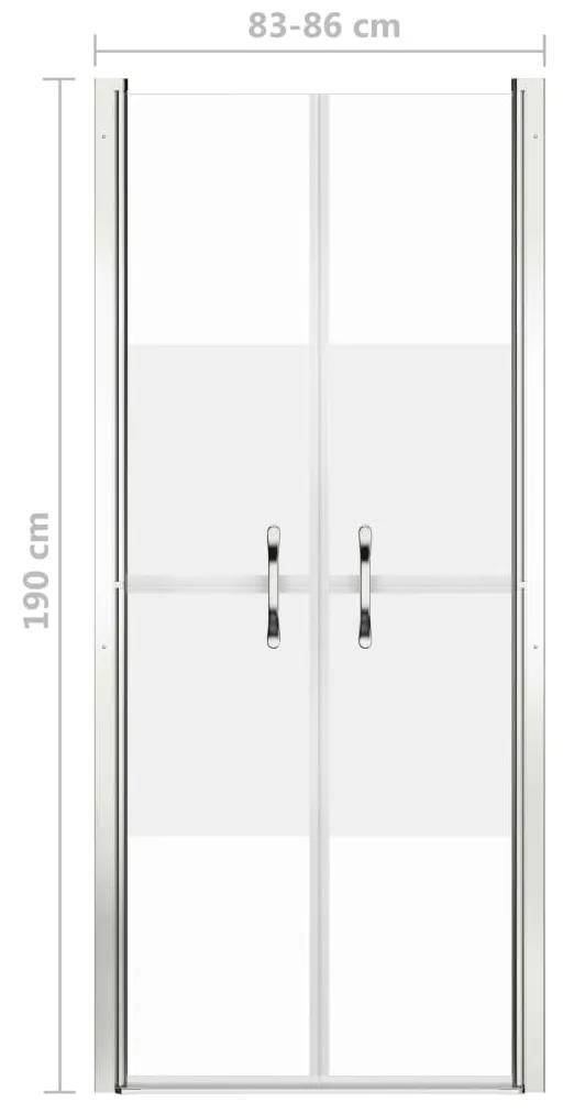 vidaXL Πόρτα Ντουζιέρας με Σχέδιο Αμμοβολής 86 x 190 εκ. από ESG