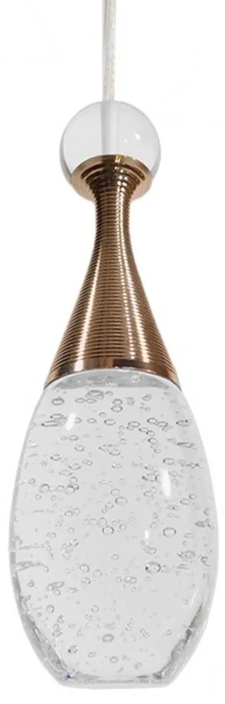 Φωτιστικό Οροφής Led Jadore 01232 GloboStar Metal, Glass