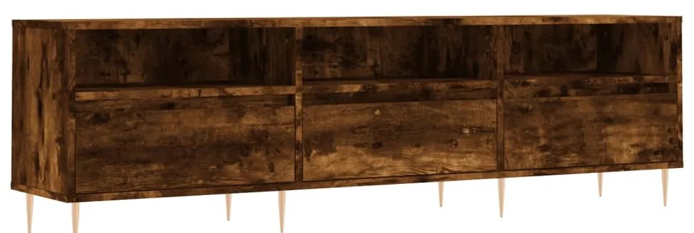 vidaXL Έπιπλο Τηλεόρασης Καπνιστή Δρυς 150x30x44,5 εκ. Επεξ. Ξύλο