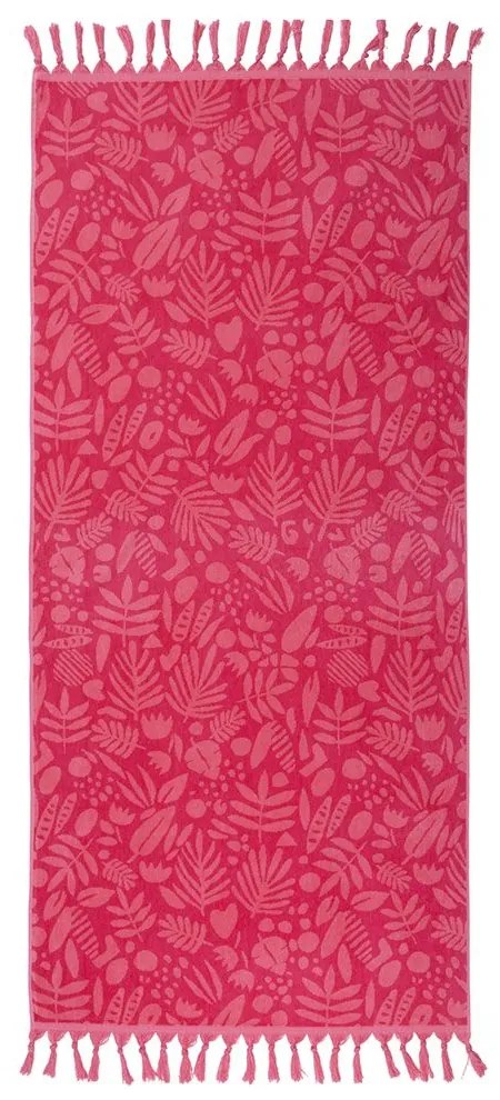 Πετσέτα Θαλάσσης Glendal Fuchsia Nef-Nef Θαλάσσης 80x160cm 100% Cotton