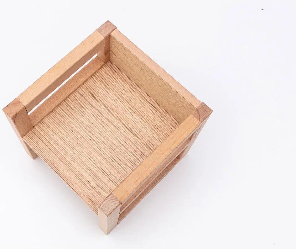 Cubotto 3 σε 1 Premium Καρεκλα Montessori Μπεζ 32x32x32cm