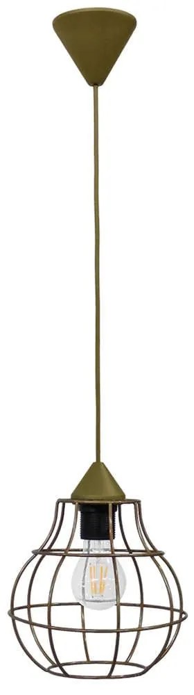 Φωτιστικό Οροφής 34-0266 Fun-50/20 1/L Φ20ΧΗ95 Bronze Heronia Metal