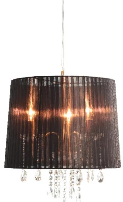 Φωτιστικό Οροφής Τρίφωτο Aca Alice 1P400BK Black
