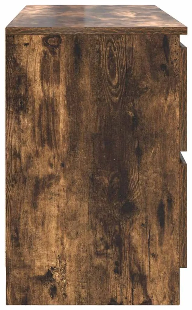 vidaXL Έπιπλο Τηλεόρασης Καπνιστή Δρυς 100x35x54 εκ. Επεξ. Ξύλο