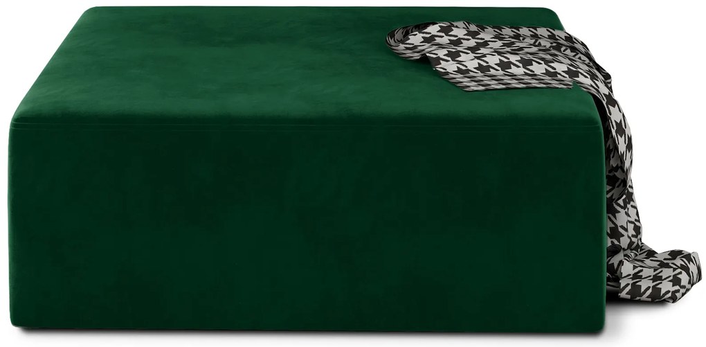 Πουφ Milek-Prasino - 83.00Χ83.00Χ42.00cm