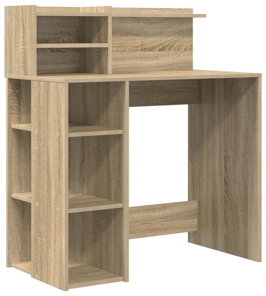 vidaXL Γραφείο με Αποθήκευση Σονομα Οκ 90x48x101.5 εκ. Κατασκευασμένο Ξύλο