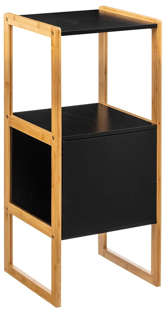 Ντουλάπι Μπάνιου Με Ράφι (33x33x80) F-V Natureo Black 174894B