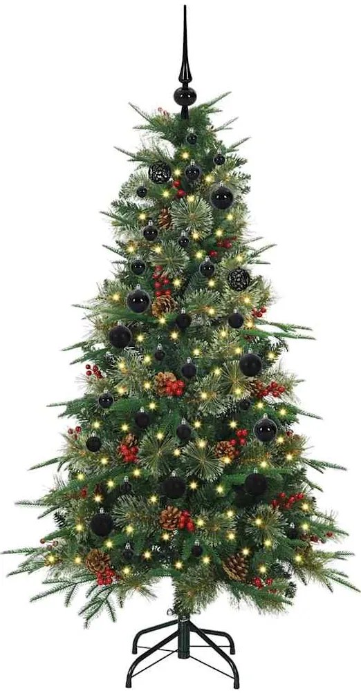 vidaXL Τεχνητό Χριστουγεννιάτικο Δέντρο με Άξονα Πράσινο 150 cm
