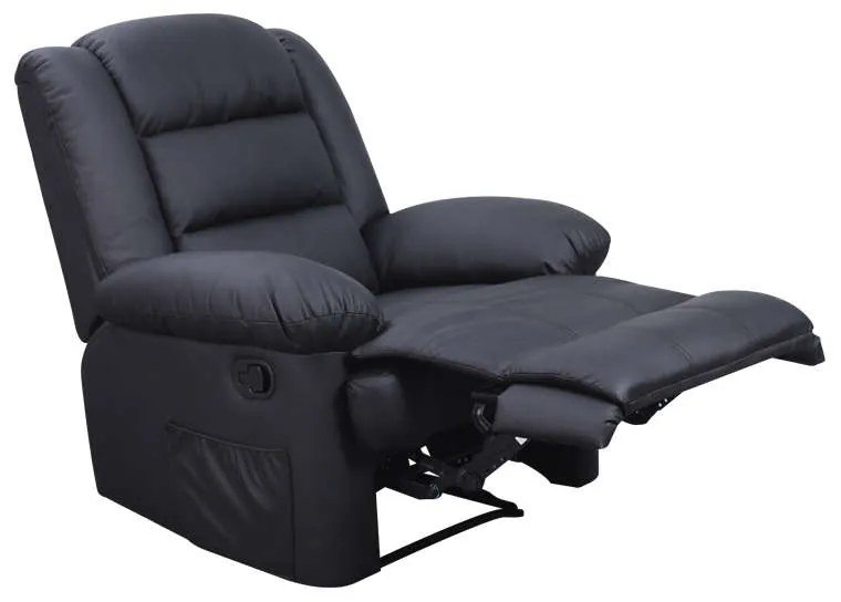 Πολυθρόνα Massage Vivian Μαύρο Pu 90Χ93Χ100εκ.