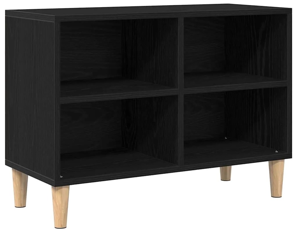 vidaXL Ντουλάπι TV Μαύρο 69.5 x 30 x 50 εκ. Επεξεργασμένο ξύλο