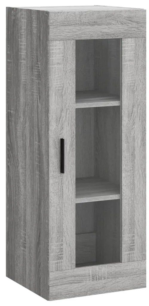 vidaXL Μπουφές Sonoma Γκρι 34,5 x 34 x 180 εκ. από Επεξεργασμένο Ξύλο