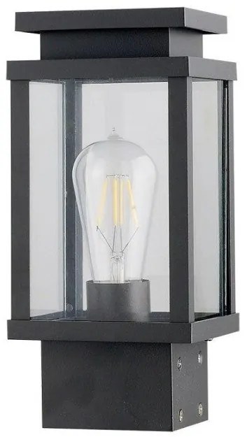 Κολωνάκι - φωτιστικό δαπέδου μαύρο VK/03066/28 VK Hellas Electric-75169-275694-Μαύρο 75169-275694