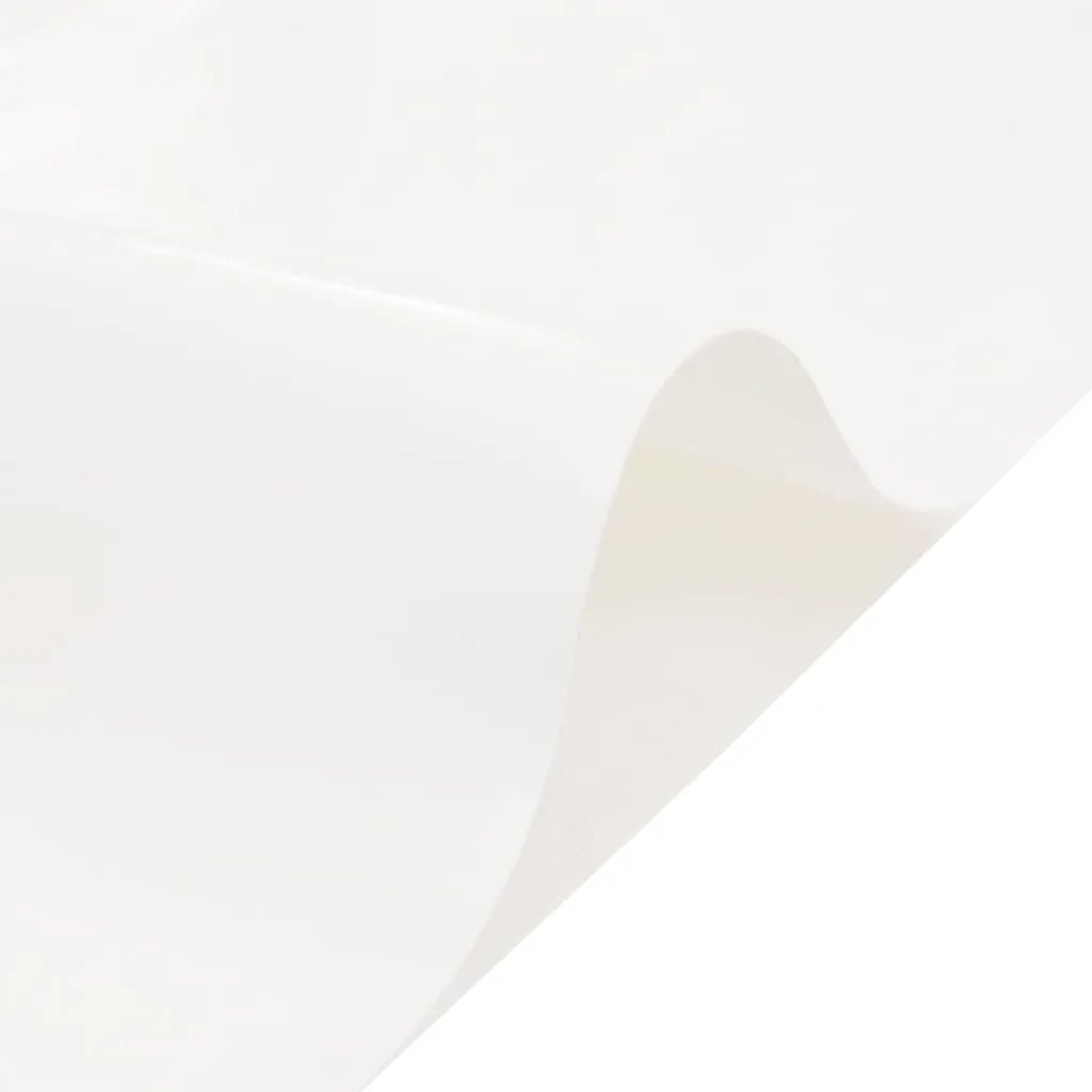 vidaXL Μουσαμάς Λευκός 6 x 8 μ. 650 γρ./μ²