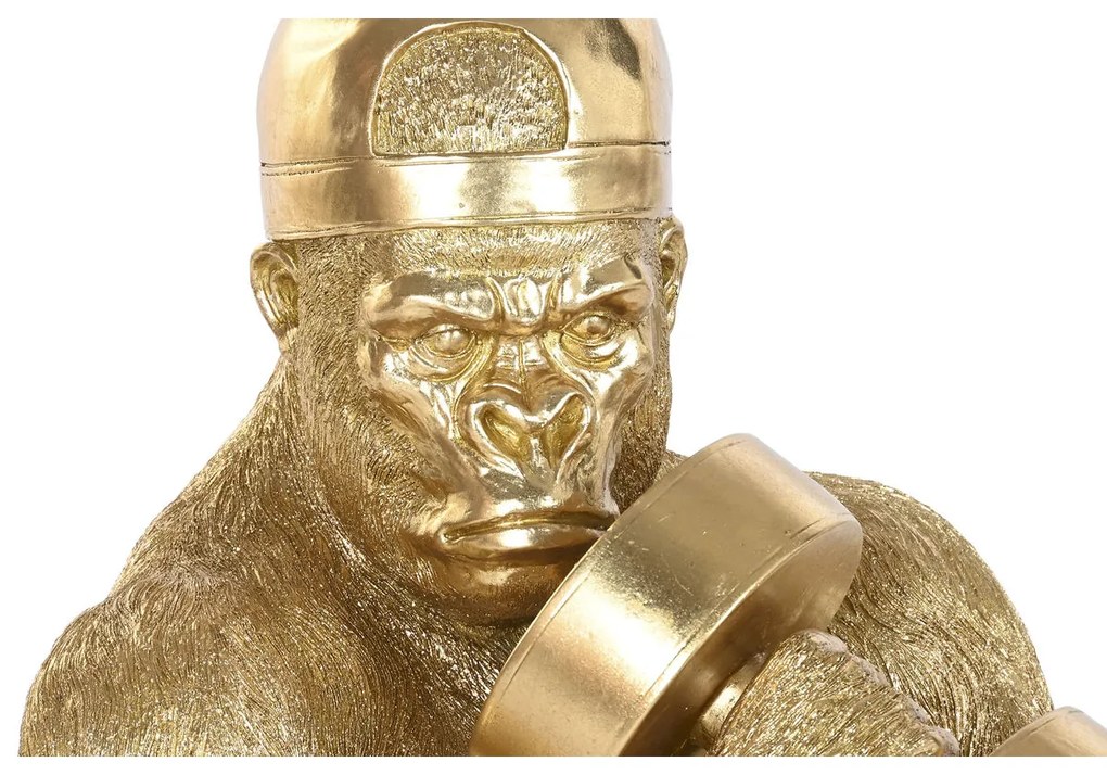 Διακοσμητική Φιγούρα Home ESPRIT Χρυσό Γορίλας 44 X 38 X 61,5 CM