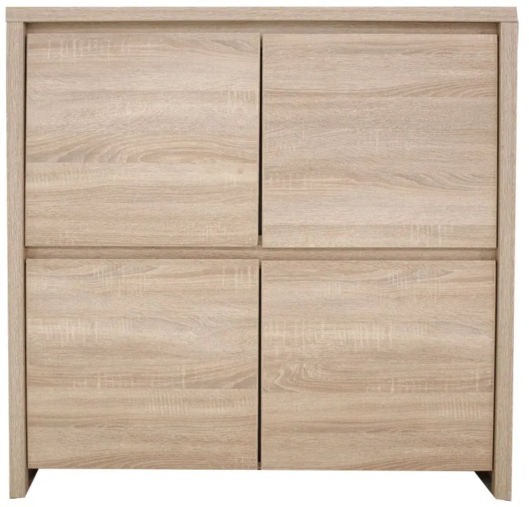 Μπουφές Selina pakoworld sonoma 105x40.5x112.5εκ