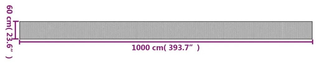 Χαλί Ορθογώνιο Καφέ 60 x 1000 εκ. Μπαμπού - Καφέ