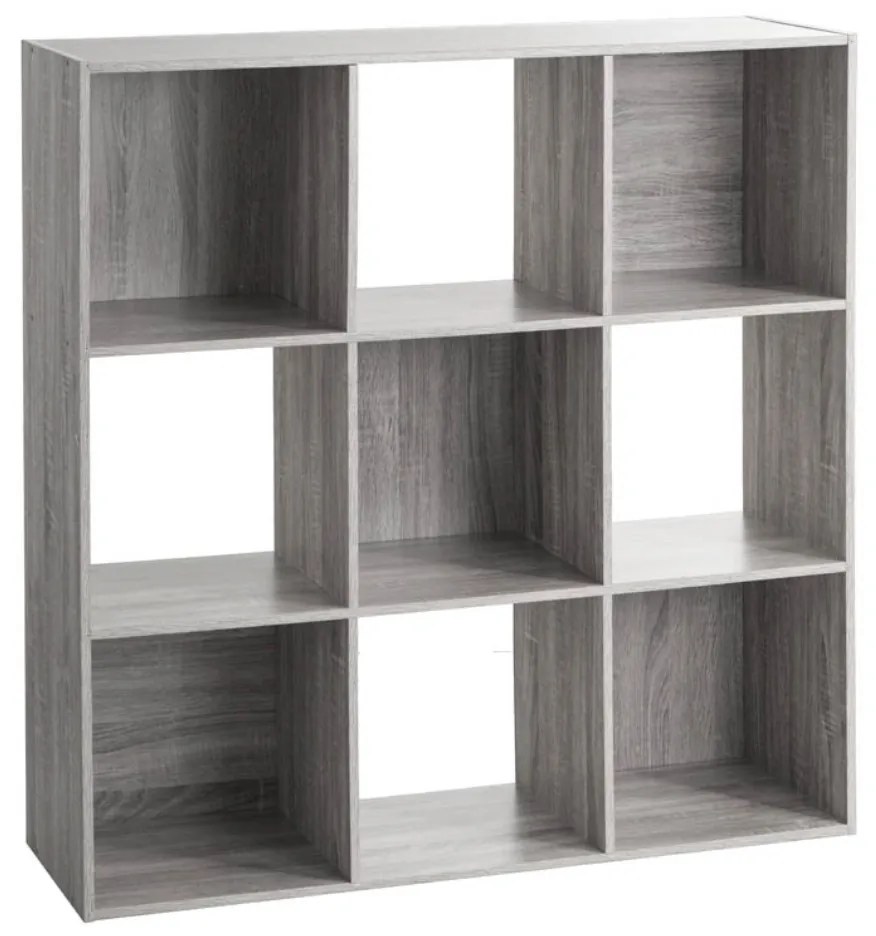 Βιβλιοθήκη Δαπέδου 9 Θέσεων (100.5x32x100.5) F-V Mix Grey 138971A