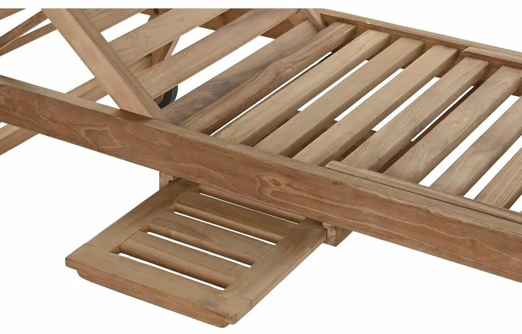 Solseng DKD Home Decor Καφέ Με τροχούς Ξύλο Τικ (200 x 65 x 36 cm)
