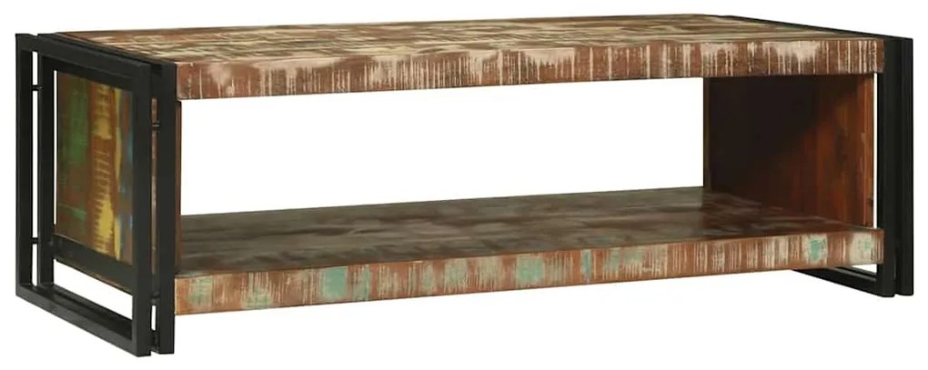 vidaXL Τραπεζάκι σαλονιού 120 x 50 x 38 εκ Μασίφ ανακυκλωμένο ξύλο