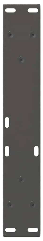 vidaXL Πόδια Τραπεζιού Σαλονιού Σχήματος V 2 τεμ. Ανθρακί 28x(42-43,3) εκ. Ατσάλι