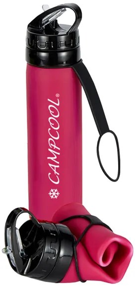 Μπουκάλι Campcool Αναδιπλούμενο 600ml 21-34764 Pink