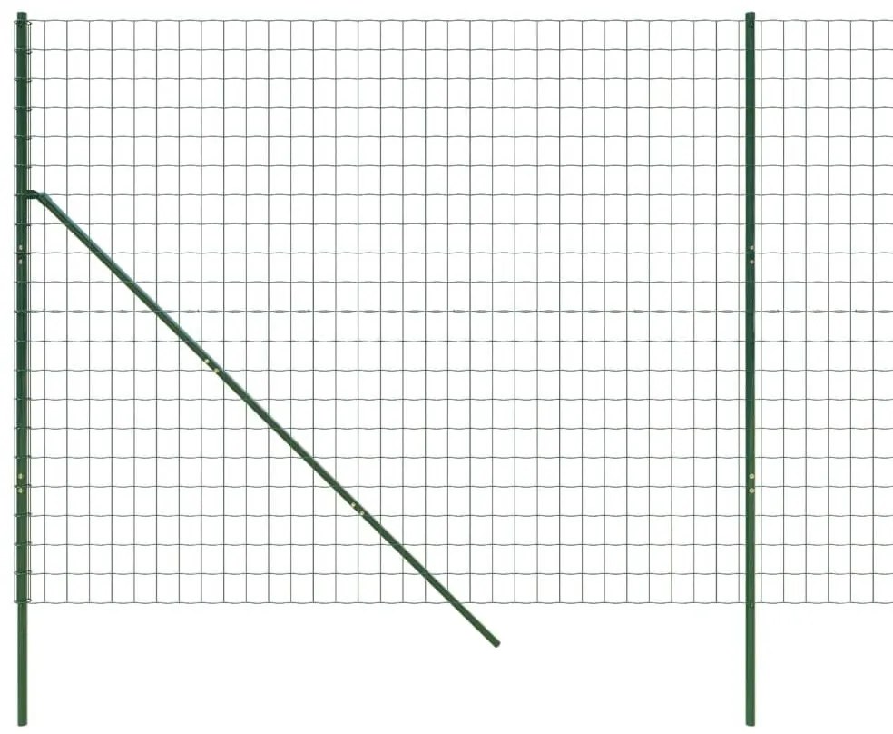 Συρματόπλεγμα Περίφραξης Πράσινο 2,2x10 μ. Γαλβανισμένο Ατσάλι - Πράσινο