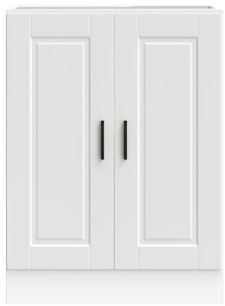 vidaXL ντουλάπι βάσης κουζίνας Porto Λευκό κατασκευασμένο ξύλο