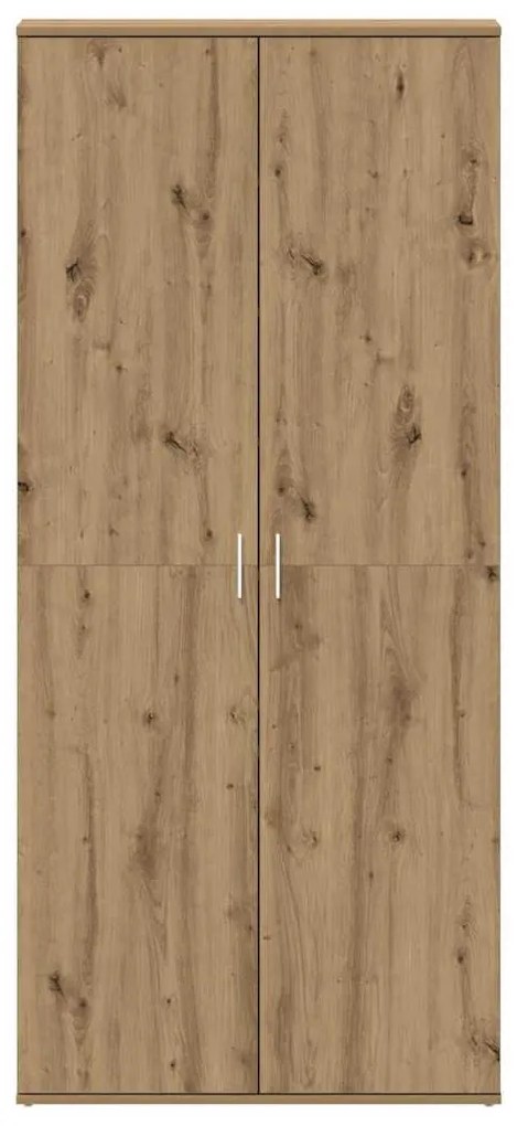 vidaXL Ντουλάπα Παπουτσιών Καφέ 80 x 39 x 180 εκ Επεξεργασμένο ξύλο
