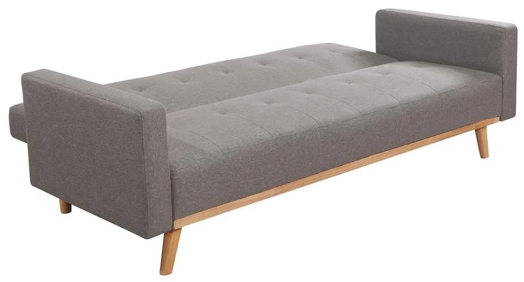 Καναπές Κρεβάτι CARLOS Ύφασμα Αν.Γκρι 200x88x83cm Bed:180x109x40cm