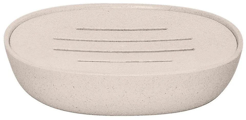 Σαπουνοθήκη Belgrano 11x2,2cm Sandbeige Kleine Wolke Bamboo,Polypropylene