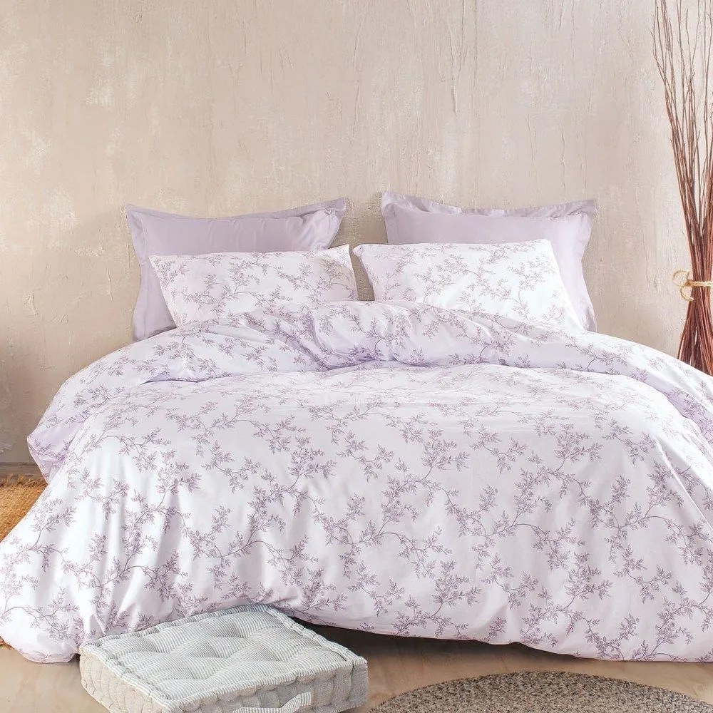 Σεντόνια Odet (Σετ 3τμχ) Purple Ρυθμός Ημίδιπλο 160x260cm 100% Βαμβάκι