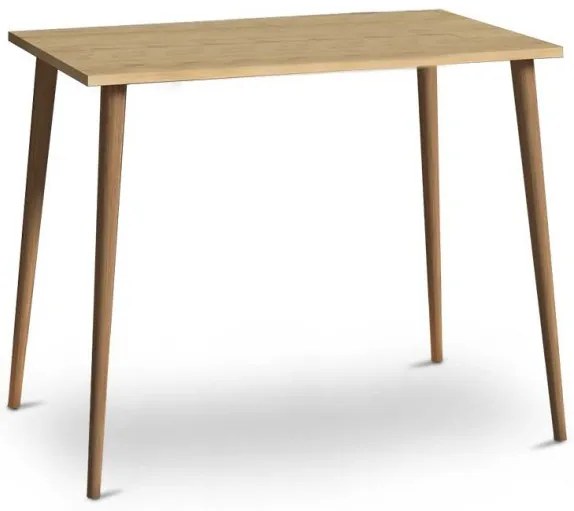 Γραφείο Fiona Megapap από μελαμίνη oak 90x55x75εκ. GP022-0007,1-GP022-0007,1-Καφέ GP022-0007,1