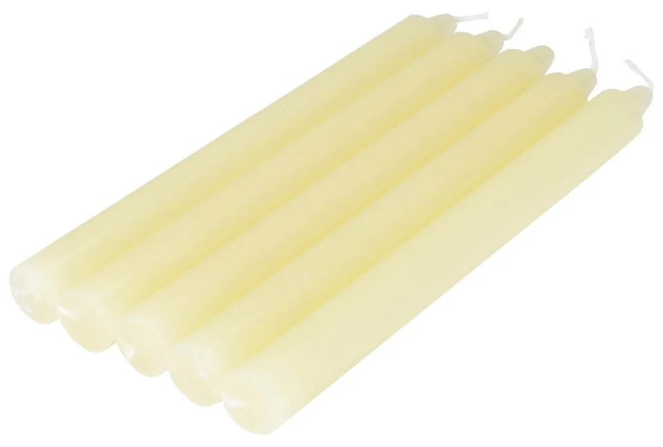 Κεριά Για Κηροπήγιο 20εκ. (Σετ 5τμχ) L-C Essentiel Ecru 6BGT101EC