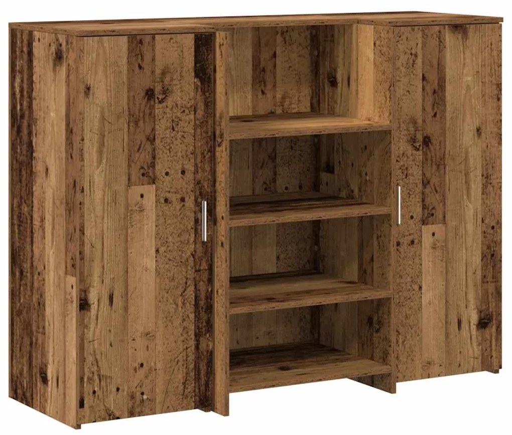 vidaXL Γραφείο υποδοχής Παλιό Ξύλο 135x50x103,5 εκ. Επεξεργασμένο Ξύλο