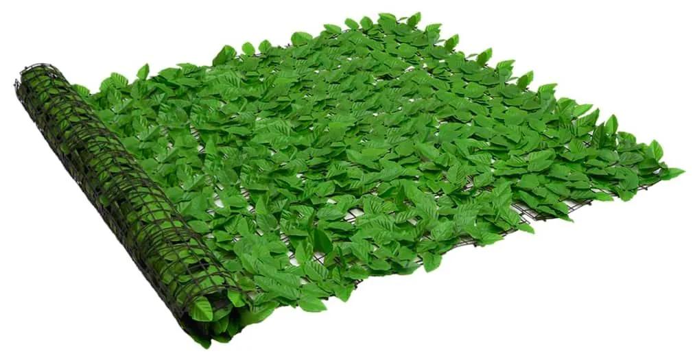 Διαχωριστικό Βεράντας με Πράσινα Φύλλα 400 x 150 εκ. - Πράσινο