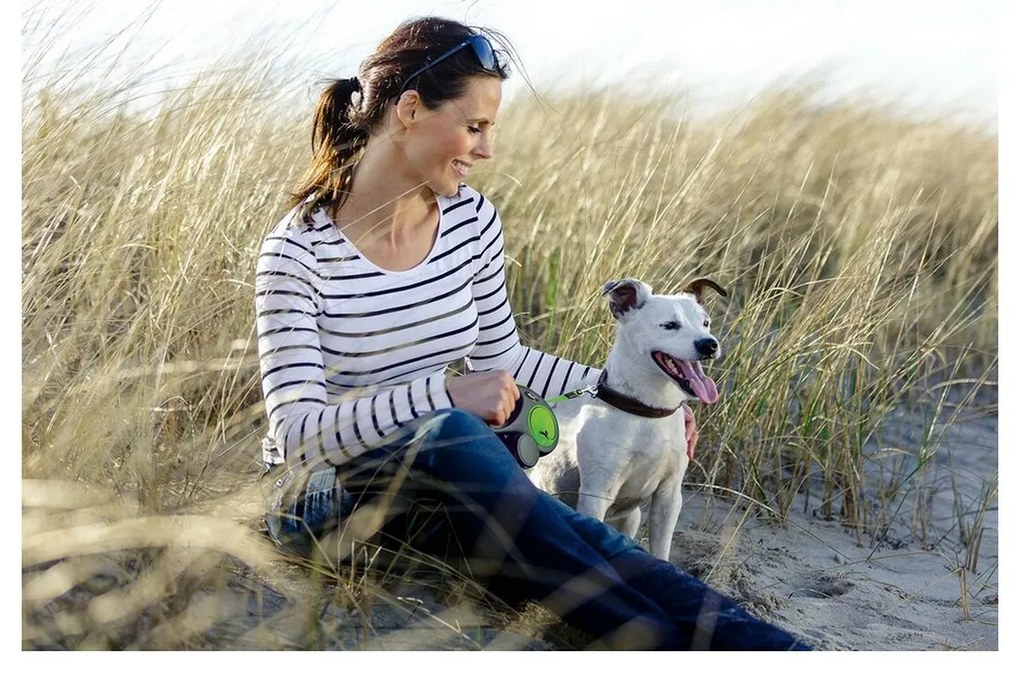 Λουρί Σκύλου Flexi NEW NEON 5 m Πορτοκαλί Μέγεθος M