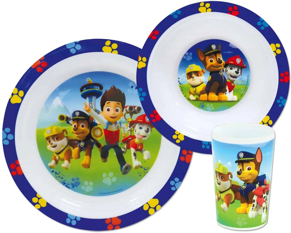 Paw Patrol παιδικό σερβίτσιο φαγητού - 005398