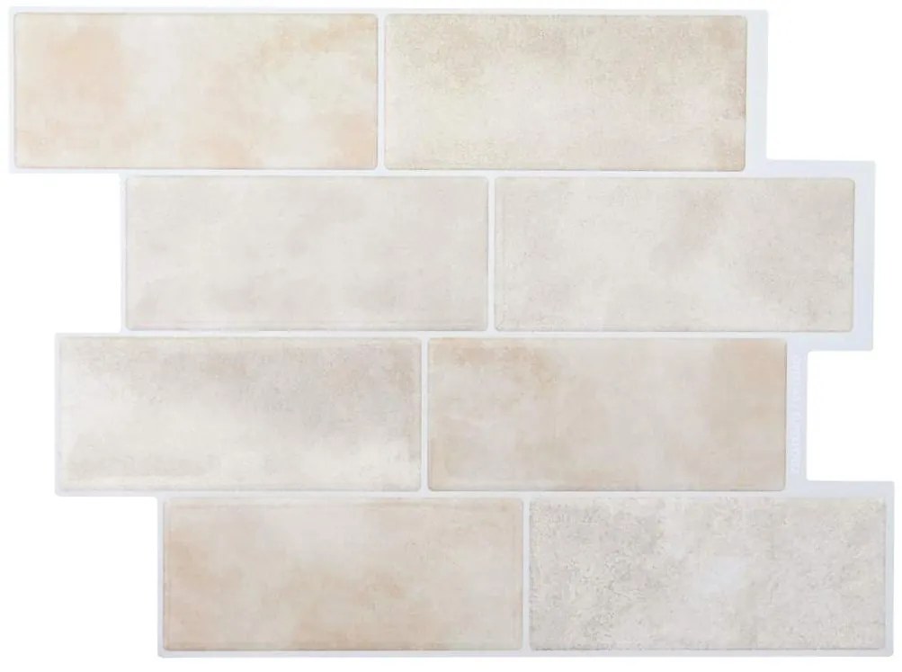 vidaXL Πλακάκι Subway 10 pcs Μπεζ Μάρμαρο 29 x 21 εκ