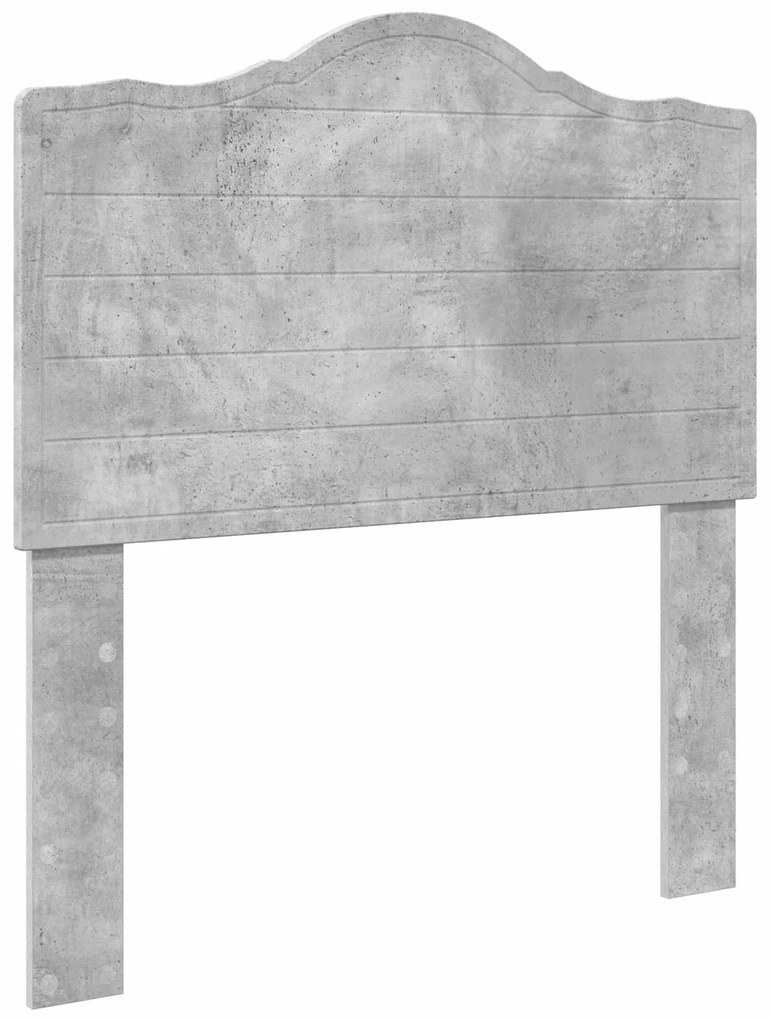 vidaXL Κρεβάτι Αποθήκης Σκυρόδεμα Γκρι 100 x 200 cm Επεξεργασμένο ξύλο