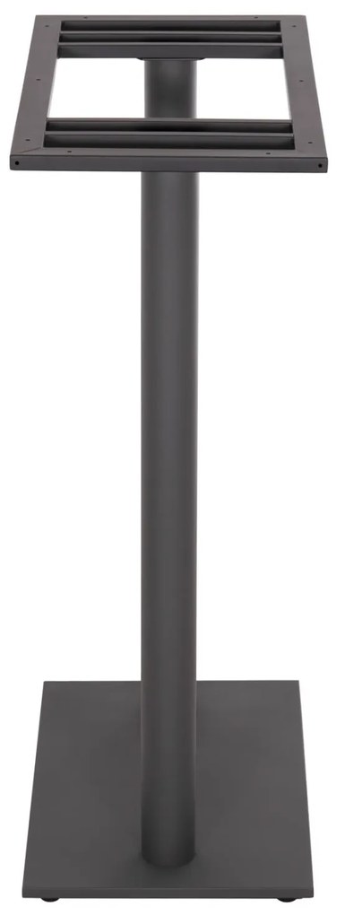 Βάση Τραπεζιού Μπαρ C480.20 με Δύο πόδια - μεταλλική Γκρί 80x40x108Υ εκ. 80x40x108 εκ.
