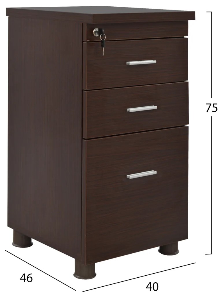 ΣΕΤ ΓΡΑΦΕΙΟΥ 3ΤΜΧ ΣΕ ΧΡΩΜΑ WENGE HM10203.02L