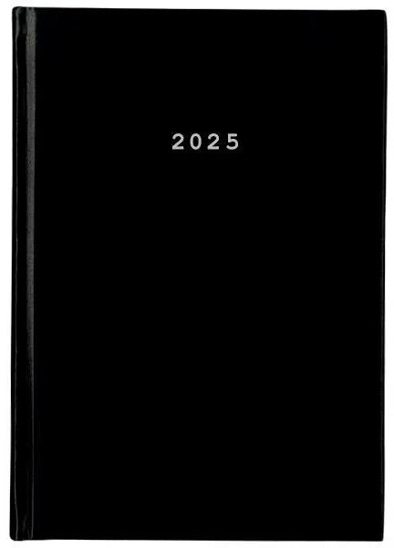 Next ημερολόγιο 2025 basic ημερήσιο δετό μαύρο 14x21εκ.  τμχ.